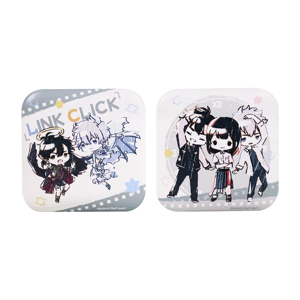 Link Click x BEMOE - Graff Art Square Badge Set