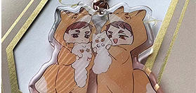 Haikyuu!! - Inarizaki Charms by peekamine, Option: Baby Miya Twins Kita Charm