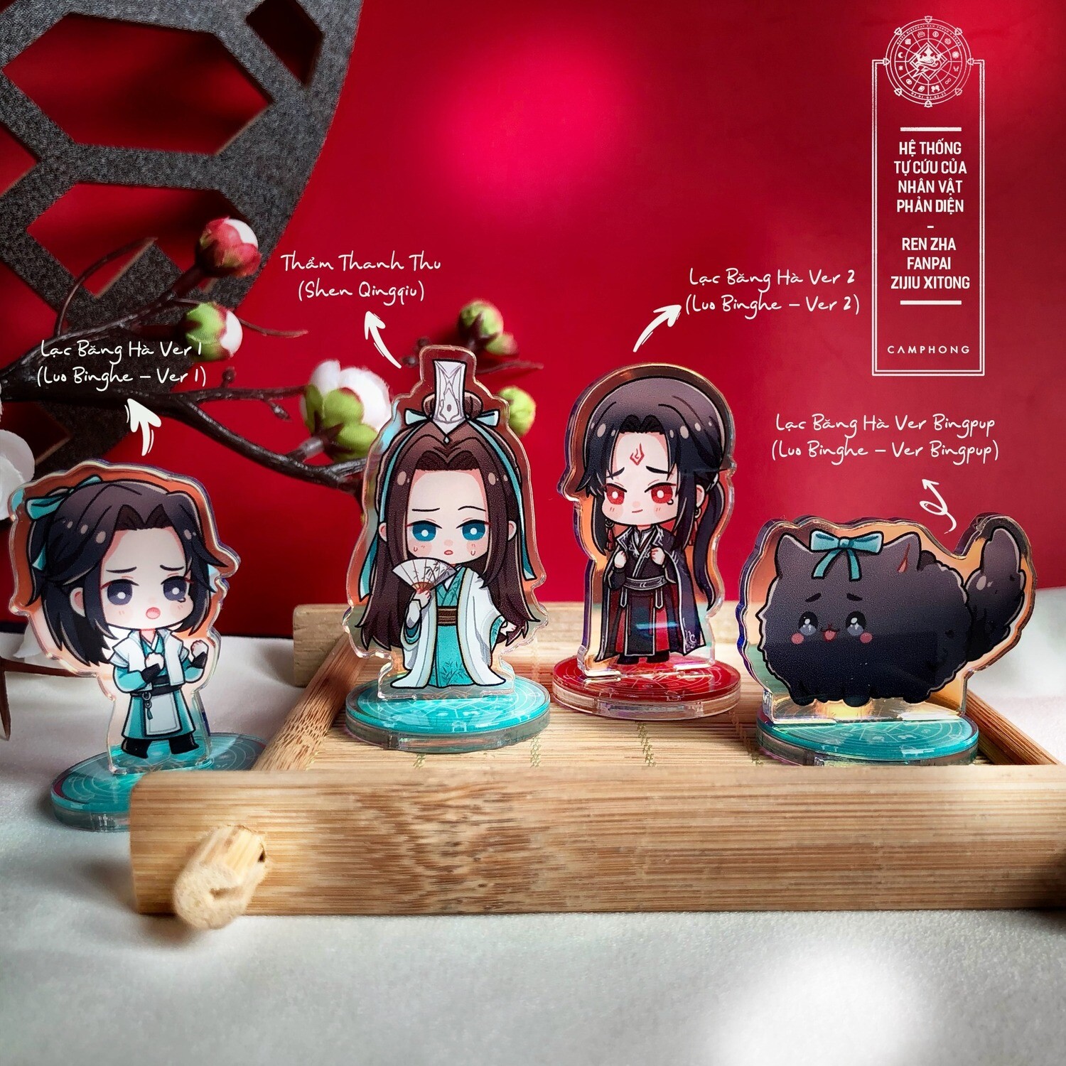 [IS] SVSSS x Camphong - 2022 Chibi Merch, Option: Standee - SVSSS (Set of 4)