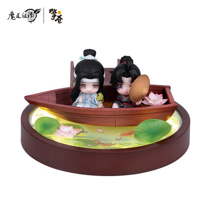 MDZS x Qing Cang - Lotus Boat Figurine, Option: Full Set