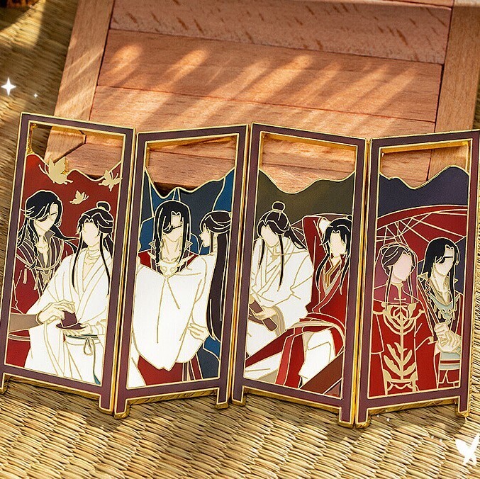 TGCF x Minidoll - Folding Screen Enamel Pin Set