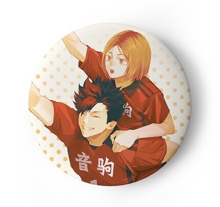 [IS] Haikyuu!! Kuroken Badge Set