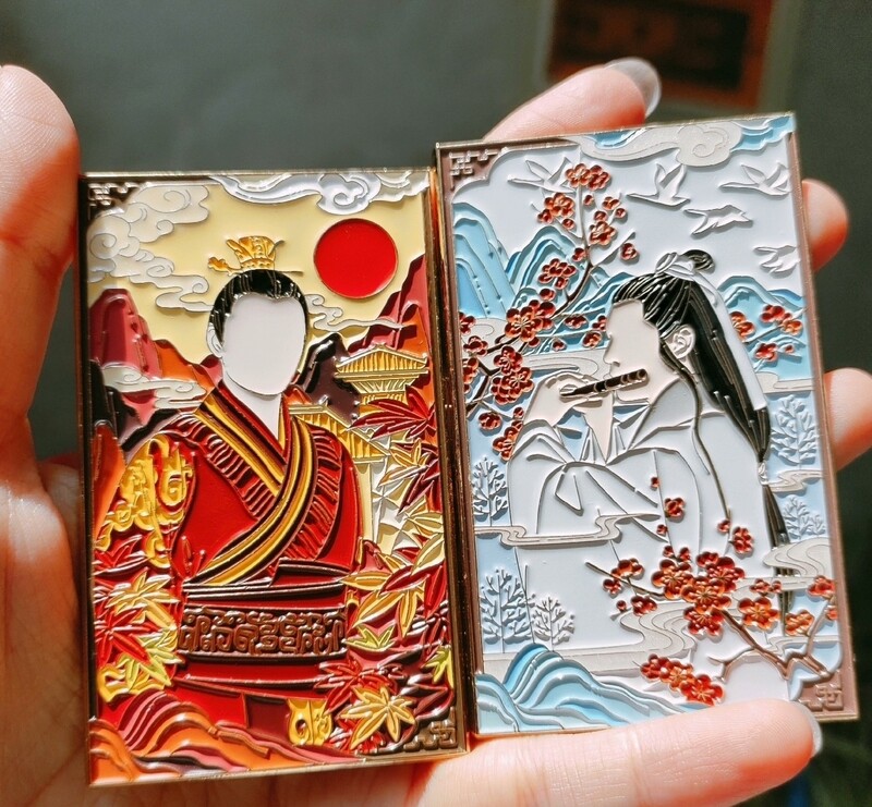 [IS] Nirvana In Fire - Rectangle Enamel Pins