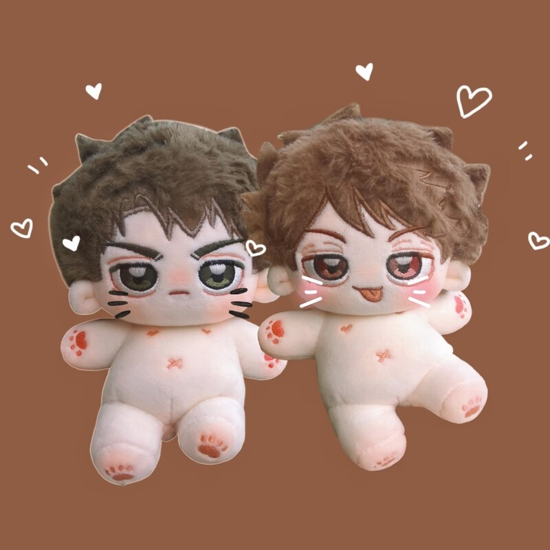 [IS] Haikyuu!! - 15 CM Oikawa &amp; Ushijima Plush Dolls