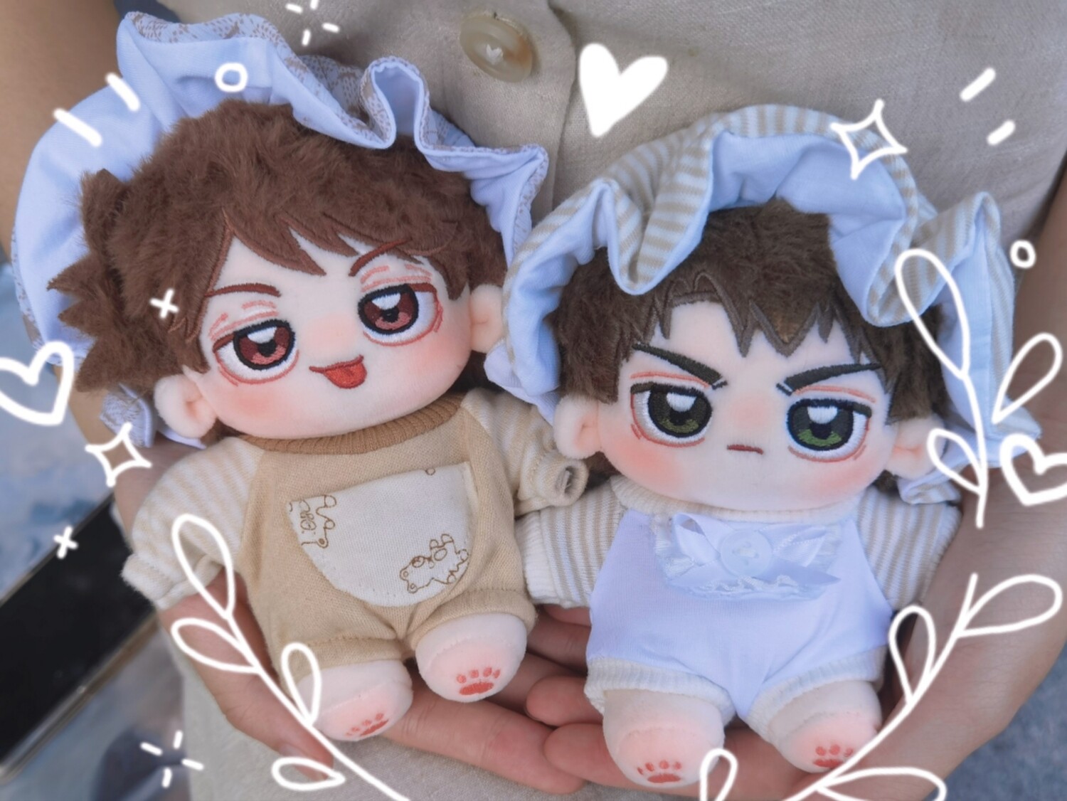 [IS] Haikyuu!! - 15 CM Oikawa &amp; Ushijima Plush Dolls