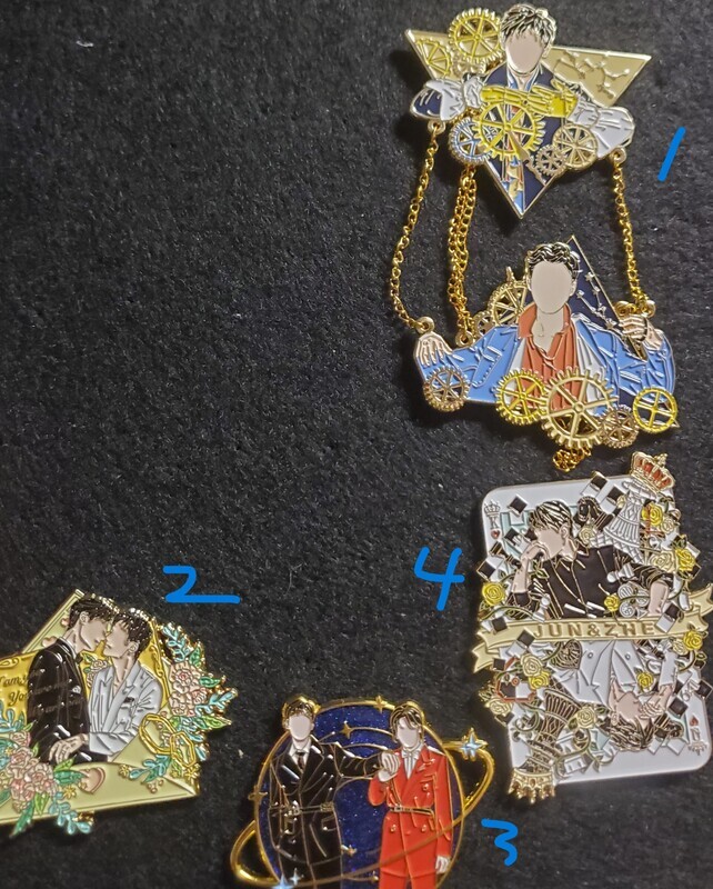 [IS] Junzhe Enamel Pins
