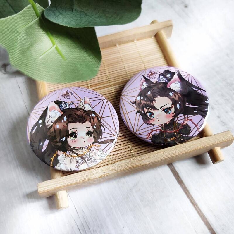 [IS] 2HA x Camphong - Chibi Badge Set