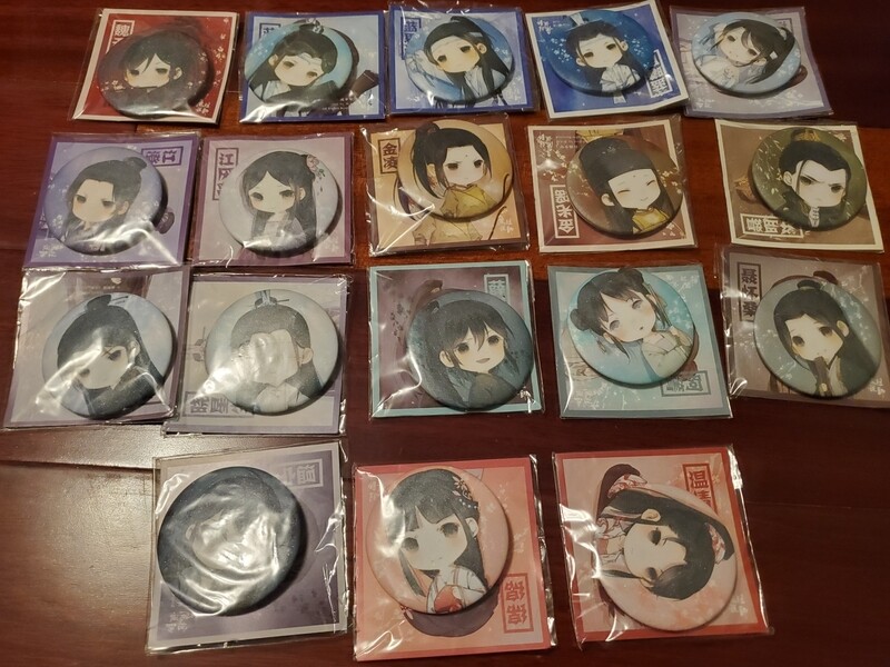 [IS] MDZS x Montage - Chibi Badge Set (Set of 18)
