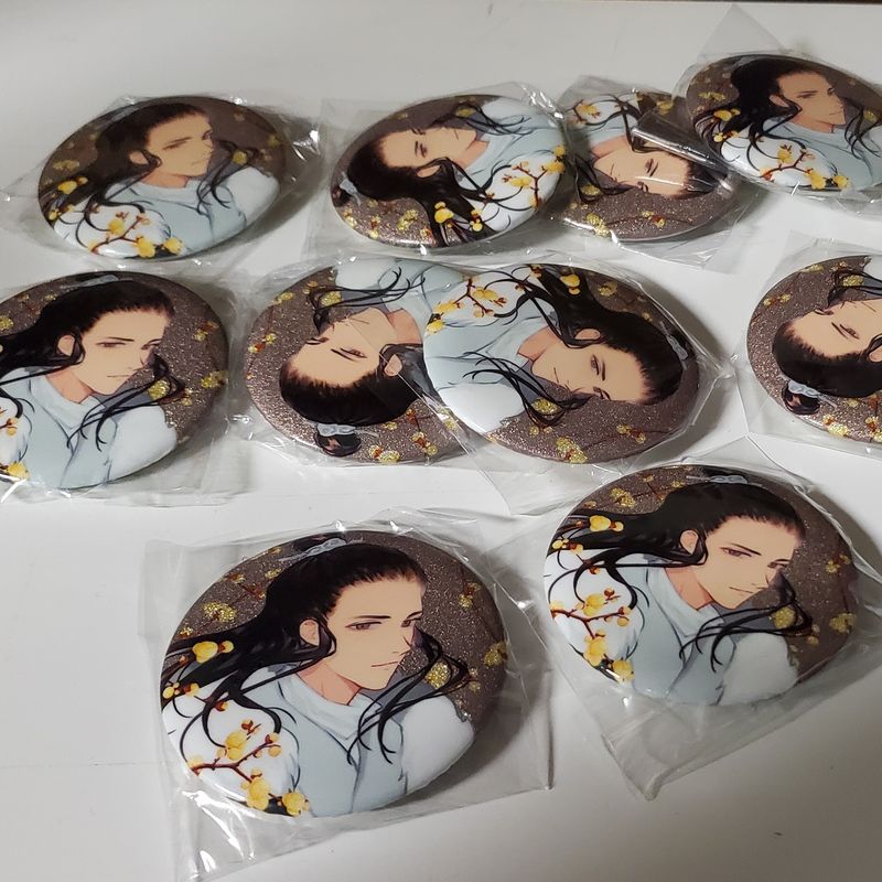 [IS] Nirvana in Fire - Jingsu Character Badge Set (Fanmade)