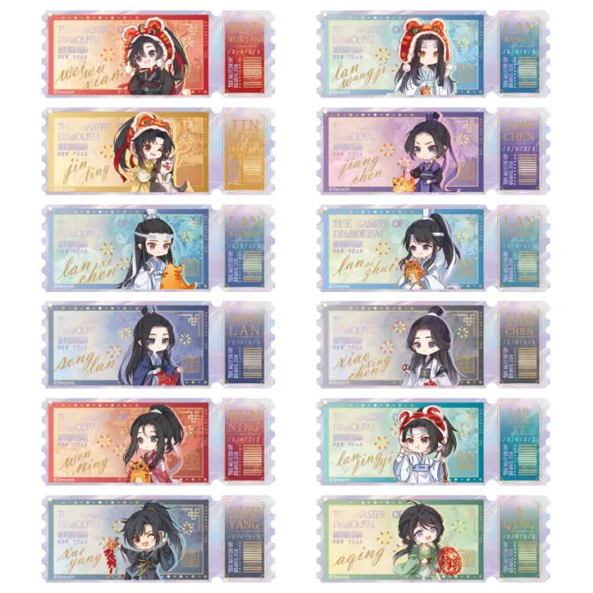 [IS] MDZS x Nan Man She - New Year&#39;s Acrylic Ticket