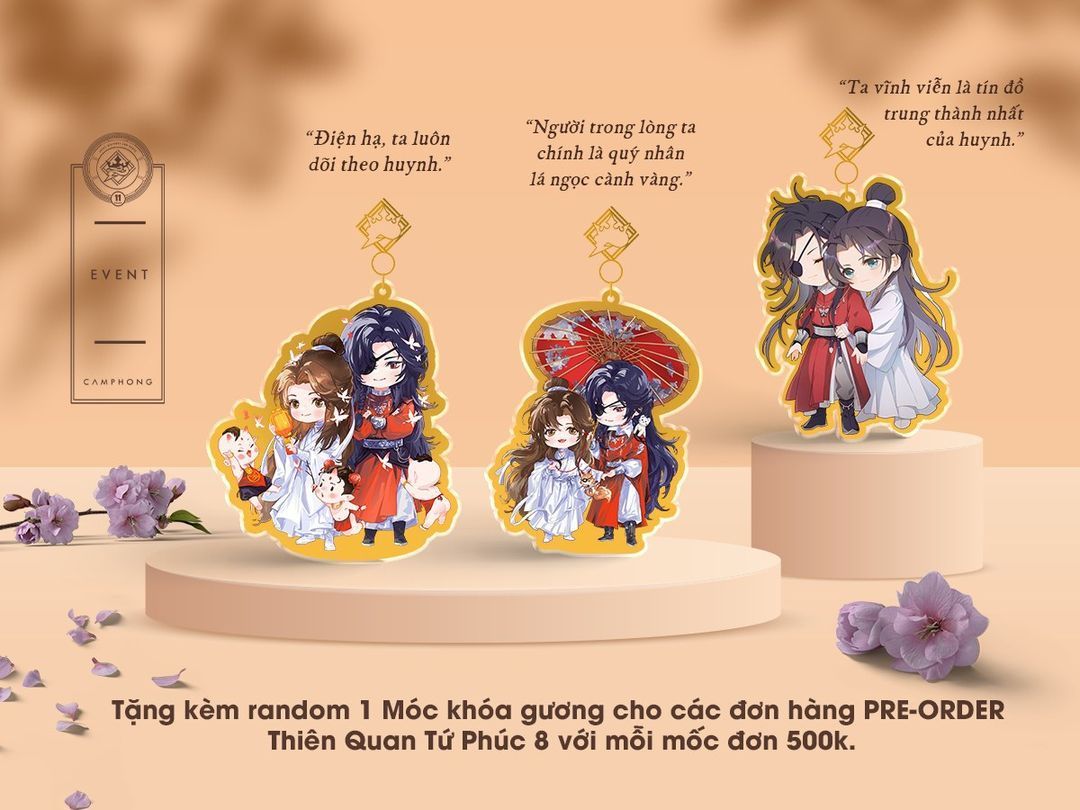 [IS] TGCF x Camphong - Volume 8 Special Edition Chibi Charm Set