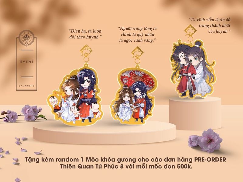 [IS] TGCF x Camphong - Volume 8 Special Edition Chibi Charm Set
