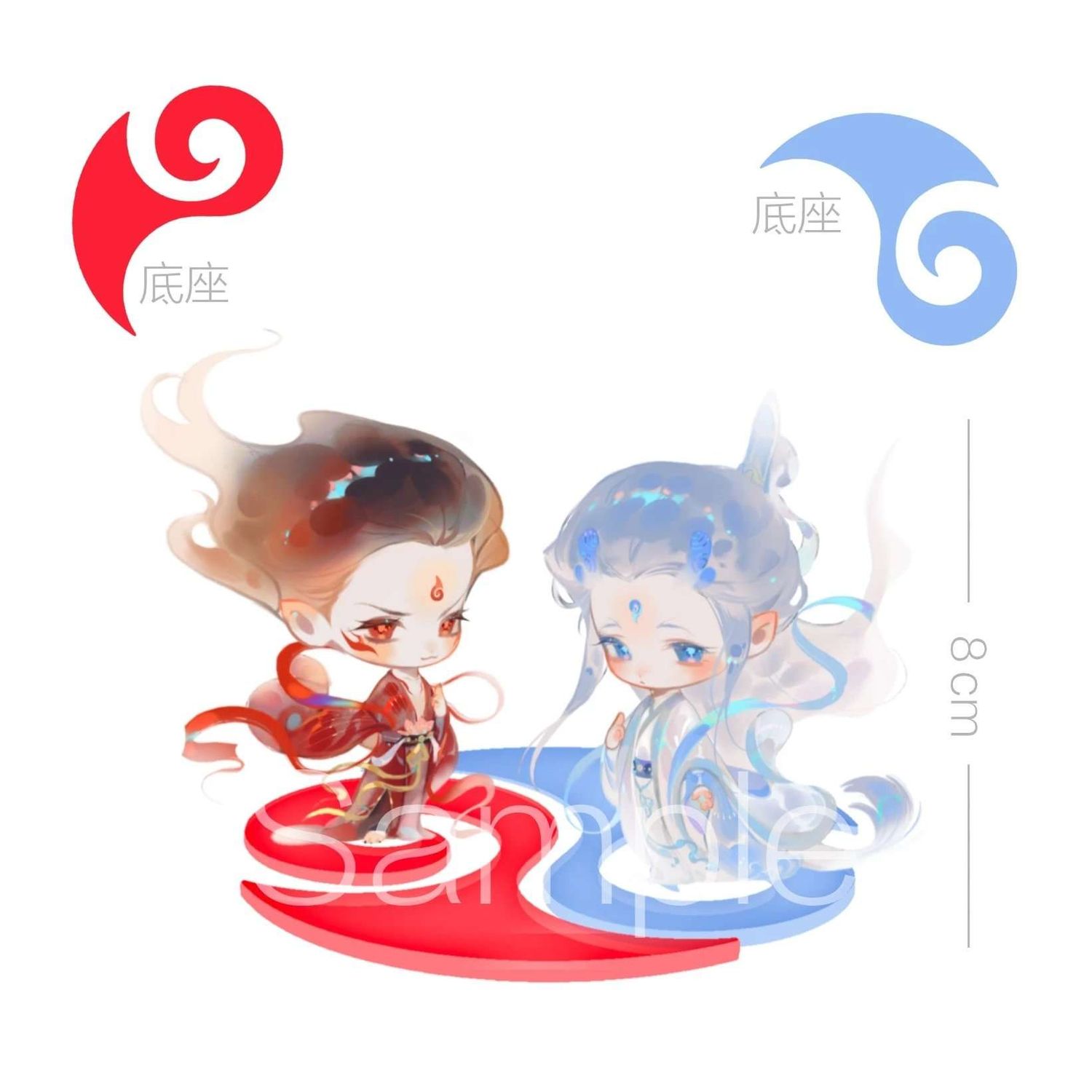 Ne Zha - Oubing Bubble Chibi Merch (Fanmade)