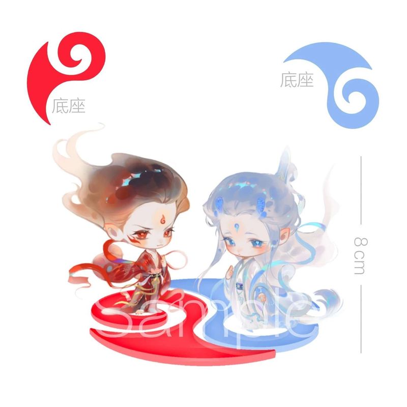 Ne Zha - Oubing Bubble Chibi Merch (Fanmade)