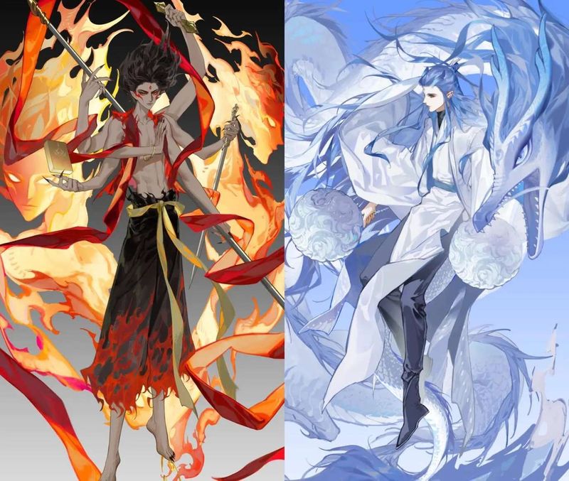 [IS] Ne Zha - Oubing Frost and Flame Merch (Fanmade)