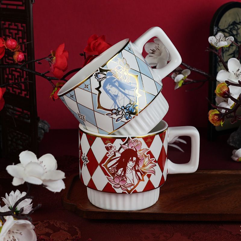 MDZS x Xing Yun Shi - Stackable Argyle Mugs