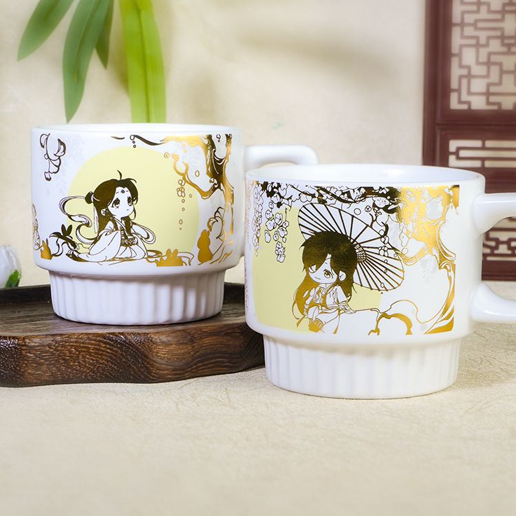 TGCF x Xing Yun Shi - Stackable White Gold Chibi Mug