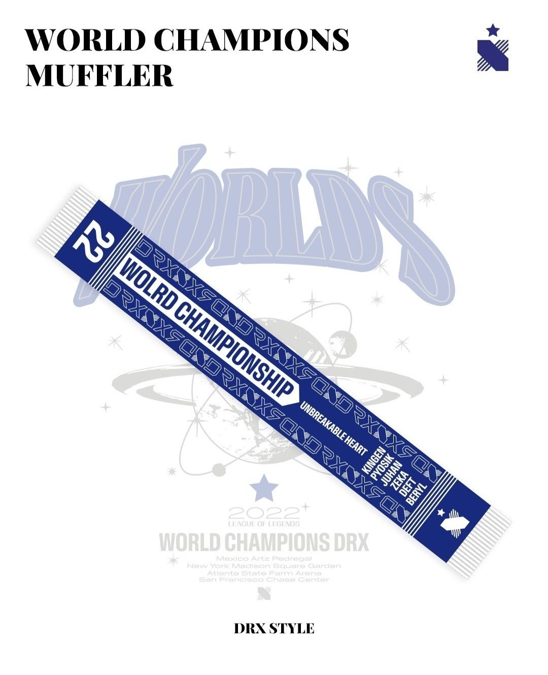 [IS] DRX - 2022 Worlds Champions Muffler