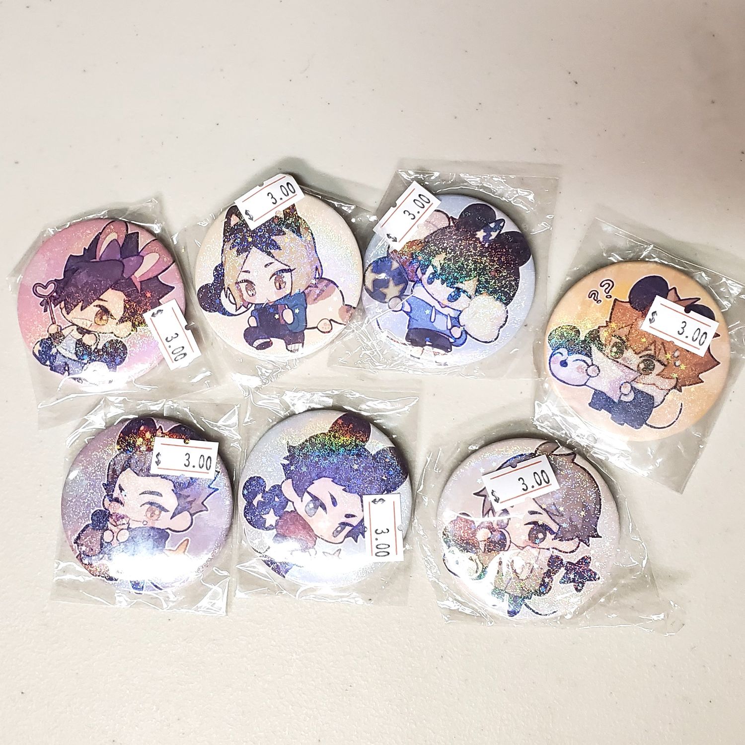 [IS] Haikyuu!! - Theme Park Chibi Badge