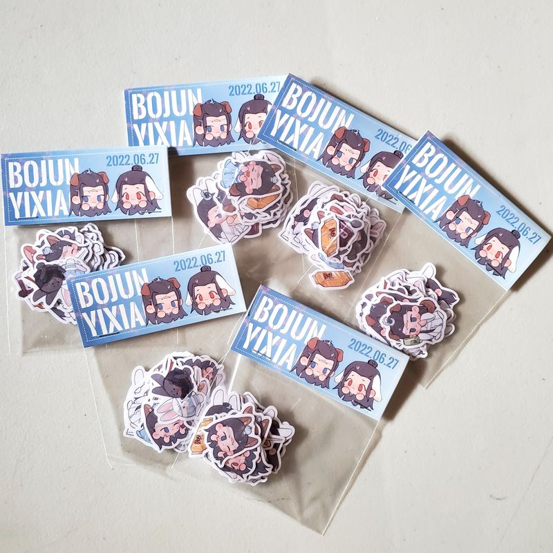 [IS] CQL 627 Merch - Chibi Sticker Set (Fanmade)