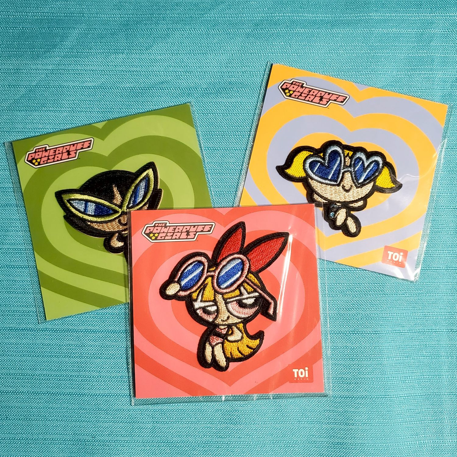 [IS] Powerpuff Girls x TOI - Cloth Patch Set
