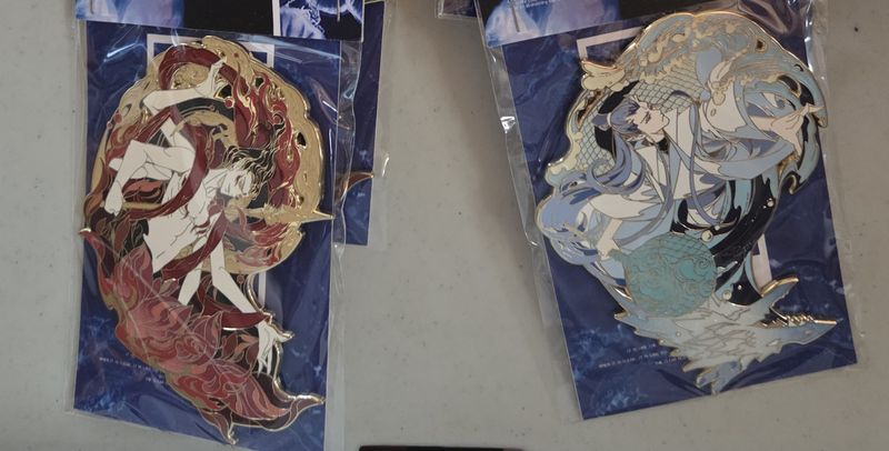 [IS] Ne Zha - Oubing Yin Yang Enamel Pin (Fanmade)