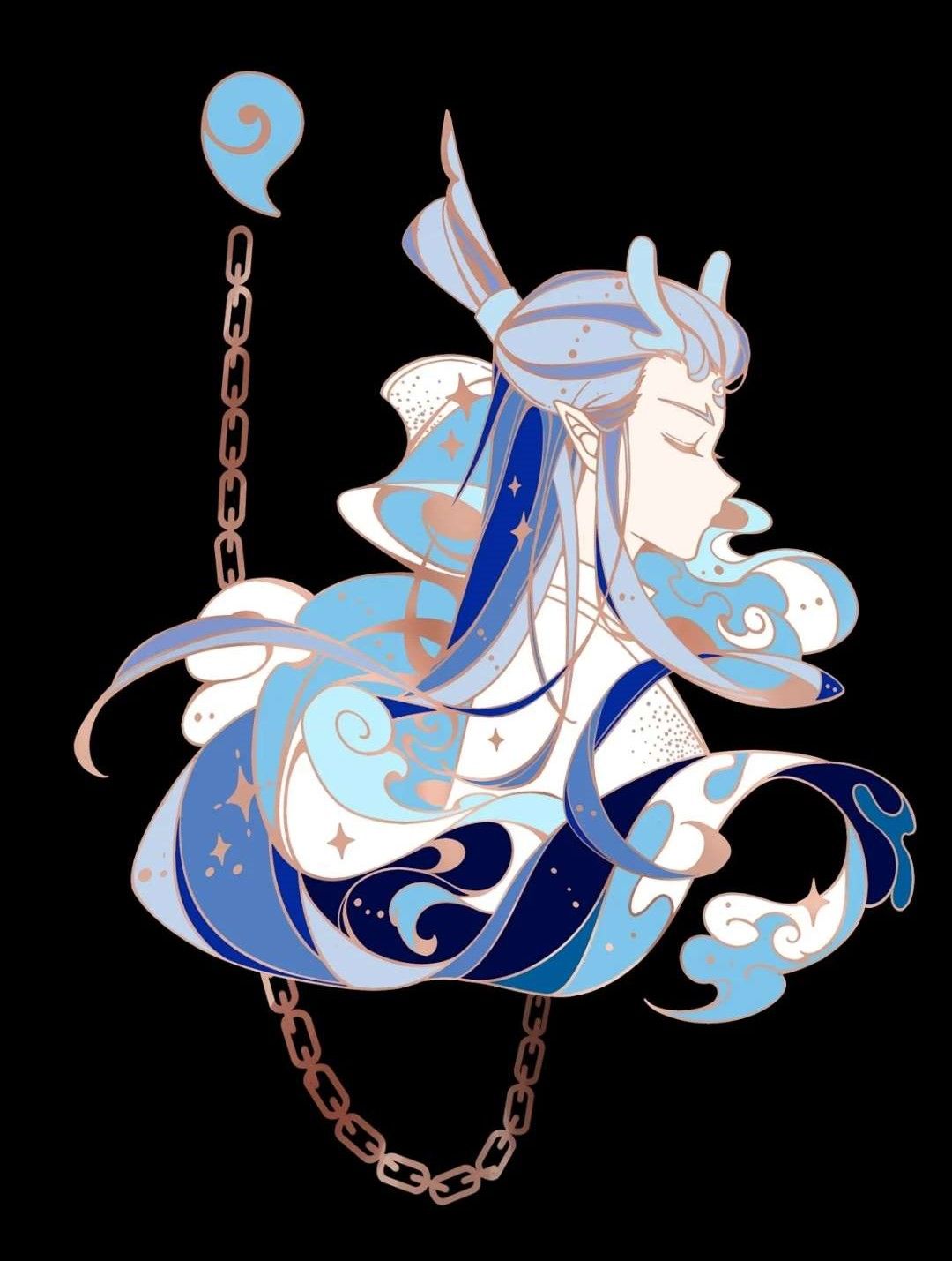 [IS] Ne Zha - Flowing Flames Merch (Fanmade)