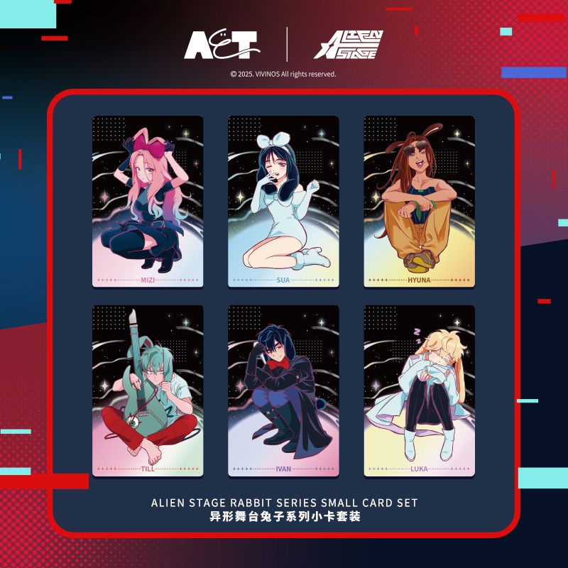 Alien Stage x AET - Bunny Card Set
