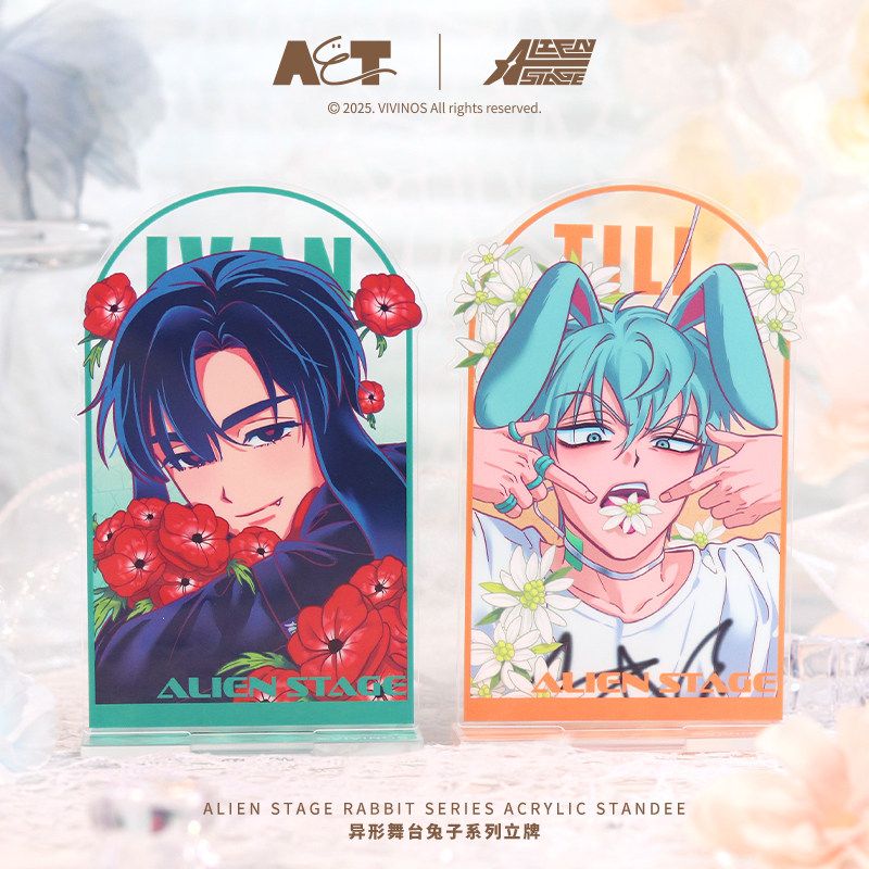 Alien Stage x AET - Bunny Shikishi Board &amp; Standee