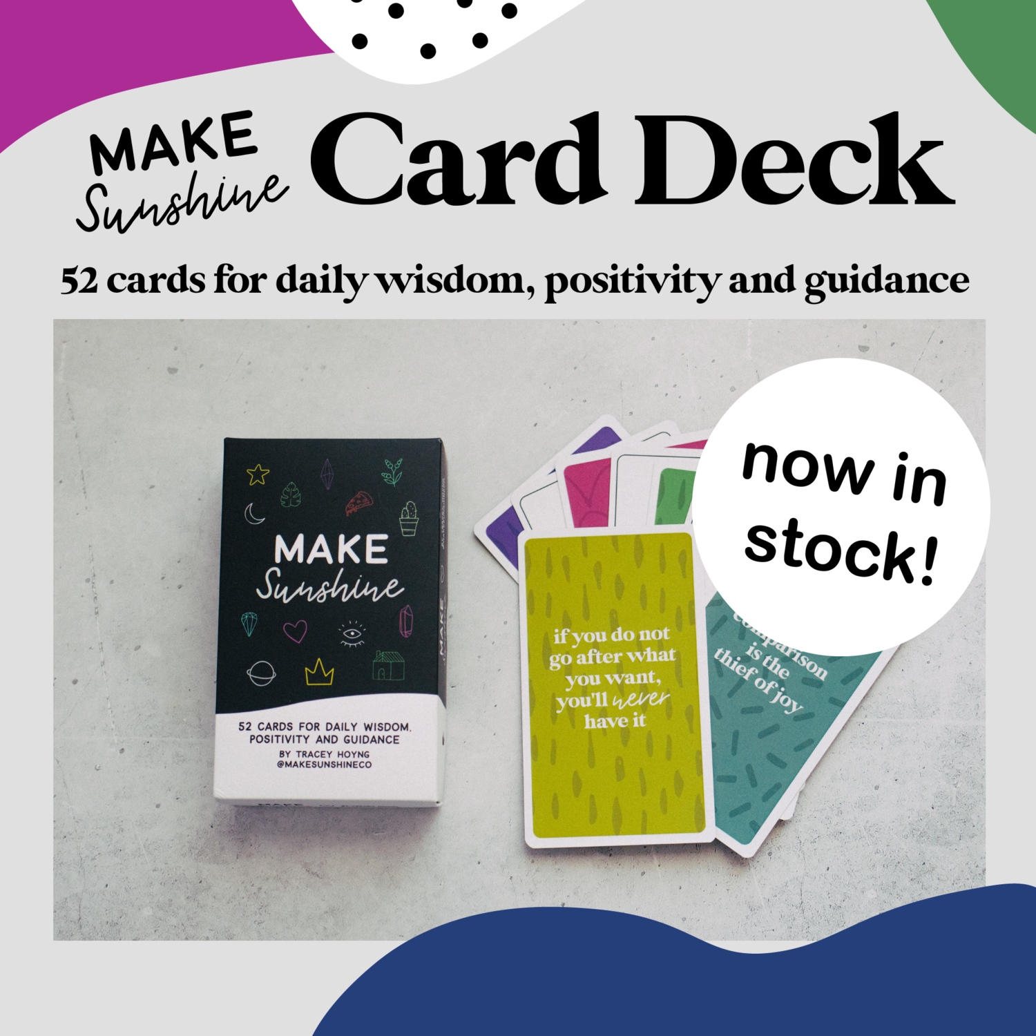 Make Sunshine Card Deck Oracle Card Decks Australia