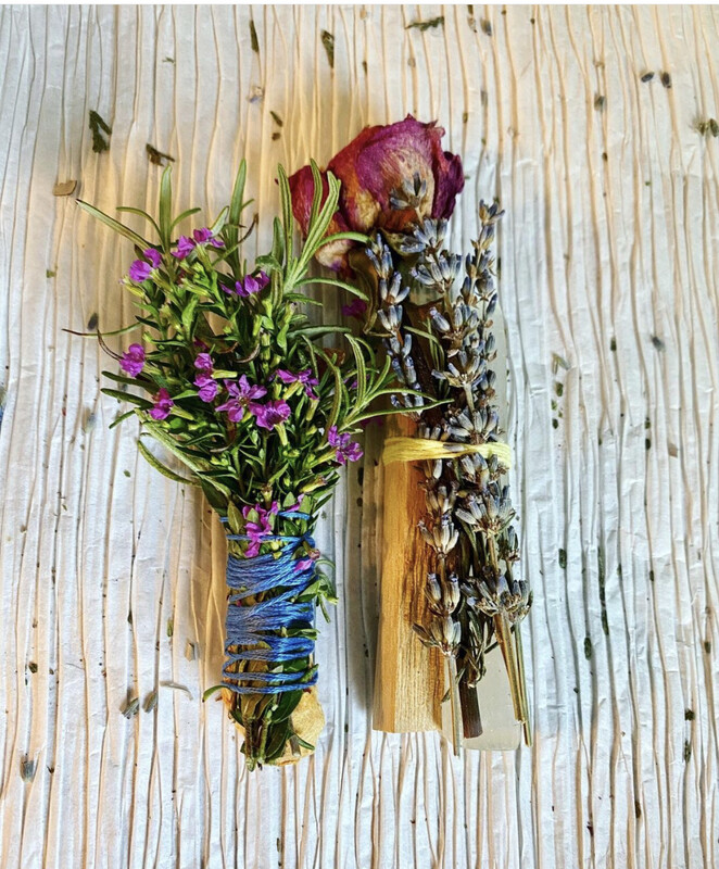 Floral Palo Santo Wood