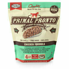 Primal Pronto Raw Chicken Formula Raw Frozen Dog Food - 4 Pound