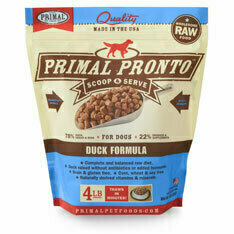 Primal Pronto Raw Duck Formula Raw Frozen Dog Food 4lb