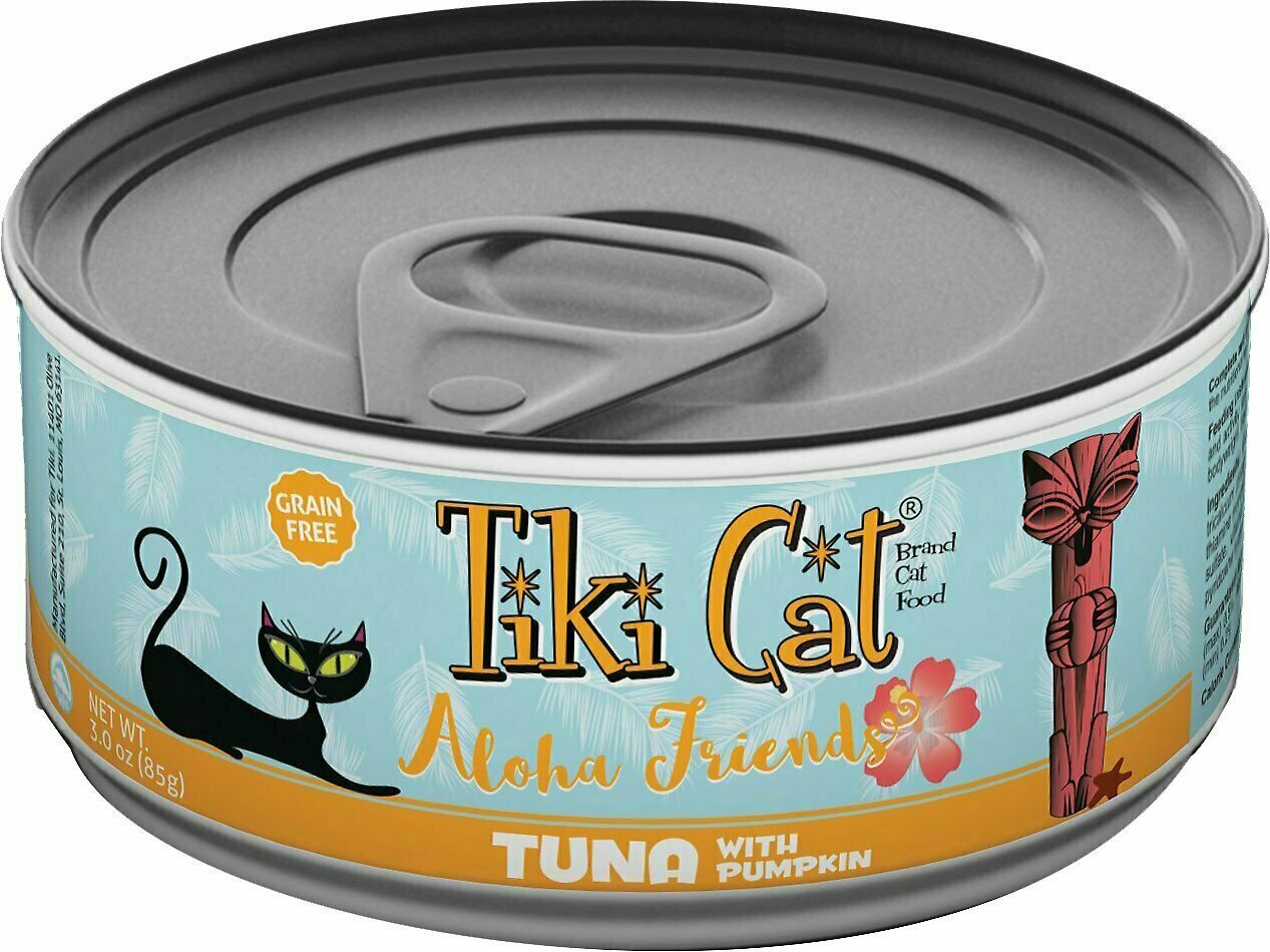 Tiki Cat Aloha Friends Tuna with Pumpkin Grain-Free Wet Cat Food - 5.5 oz.