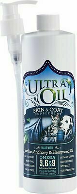 Ultra Oil Skin &amp; Coat Supplement with seed Oil - 32 oz. Bottle