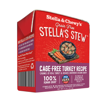 Stella &amp; Chewy&#39;s Cage-Free Turkey Wet Food Stew for Dogs - 11 oz.