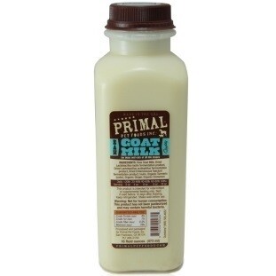 Primal Raw Goat Milk Raw Frozen Dog &amp; Cat Food - 1 pint (16oz)