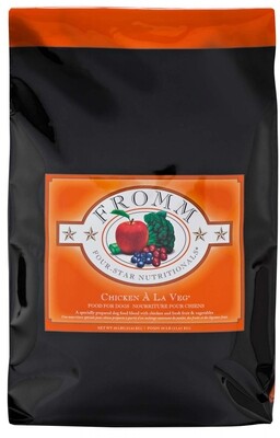 Fromm Four-Star Chicken À La Veg Dry Dog Food - 4 Pound