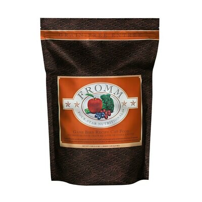 Fromm Four Star Game Bird Recipe Dry Cat Food 4lb