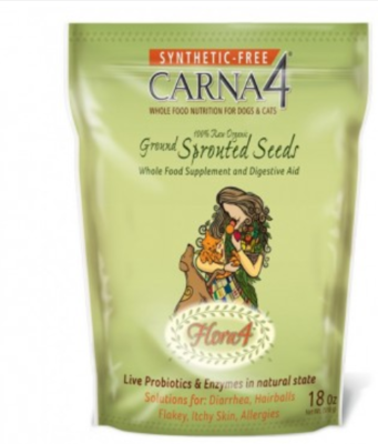 Carna4 Flora4 Greens Plus Sprouted Seeds Topper 18oz