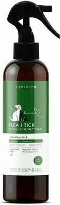 Kin+kind Flea &amp; Tick Dog &amp; Cat Protect Spray, 12 fl oz.