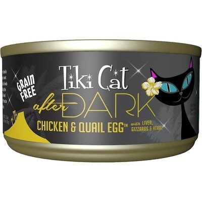 Tiki Cat After Dark Chicken &amp; Quail Canned Cat Food - 2.8 oz.