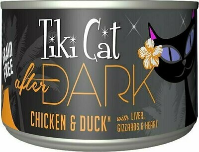 Tiki Cat After Dark Chicken &amp; Duck Canned Cat Food - 2.8 oz.