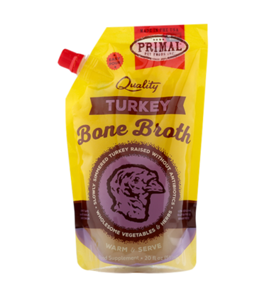 Primal Turkey Frozen Bone Broth 20oz