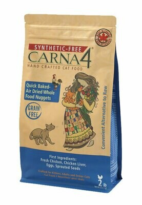 Carna4 Airdried Grain-Free Quick Baked Chicken Cat Food 2.2lbs