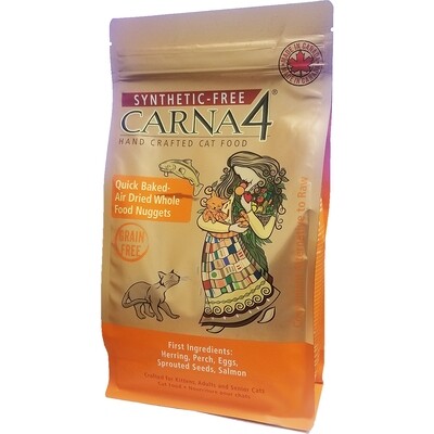 Carna4 Airdried Grain-Free Quick Baked Fish Cat Food 2.2lbs