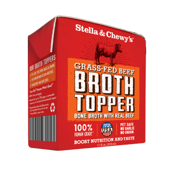 Stella &amp; Chewy&#39;s Grass Fed Beef Beef Broth Topper for Dogs - 11 oz.