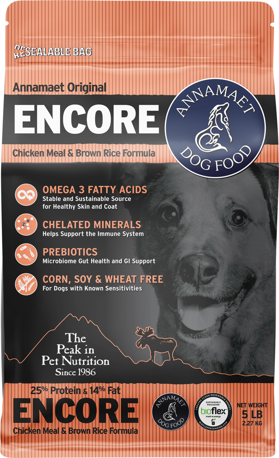 Annamaet 25% Encore Dog 5lbs