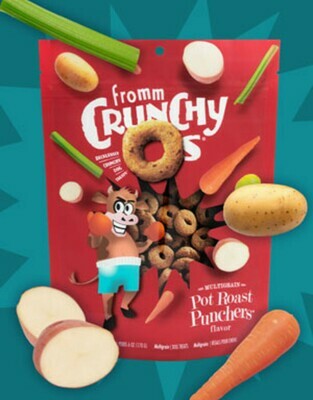 Fromm Crunchy O&#39;s Pot Roast Punchers 26oz