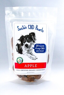 Suzie&#39;s CBD Hearts Apple 8oz